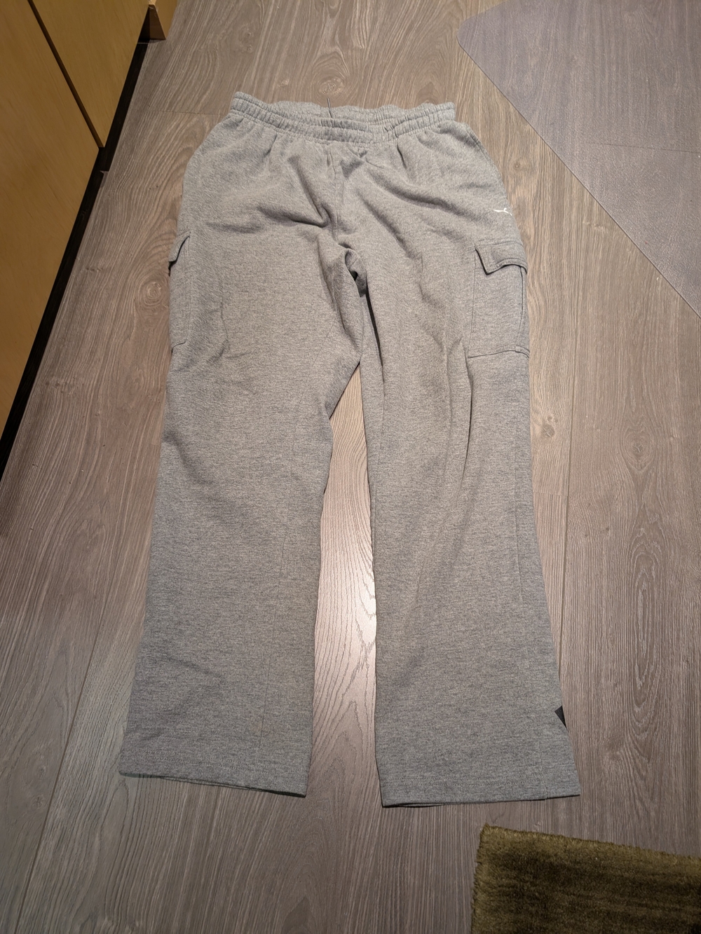 Puma Men's Light Gray Cargo Sweatpants
